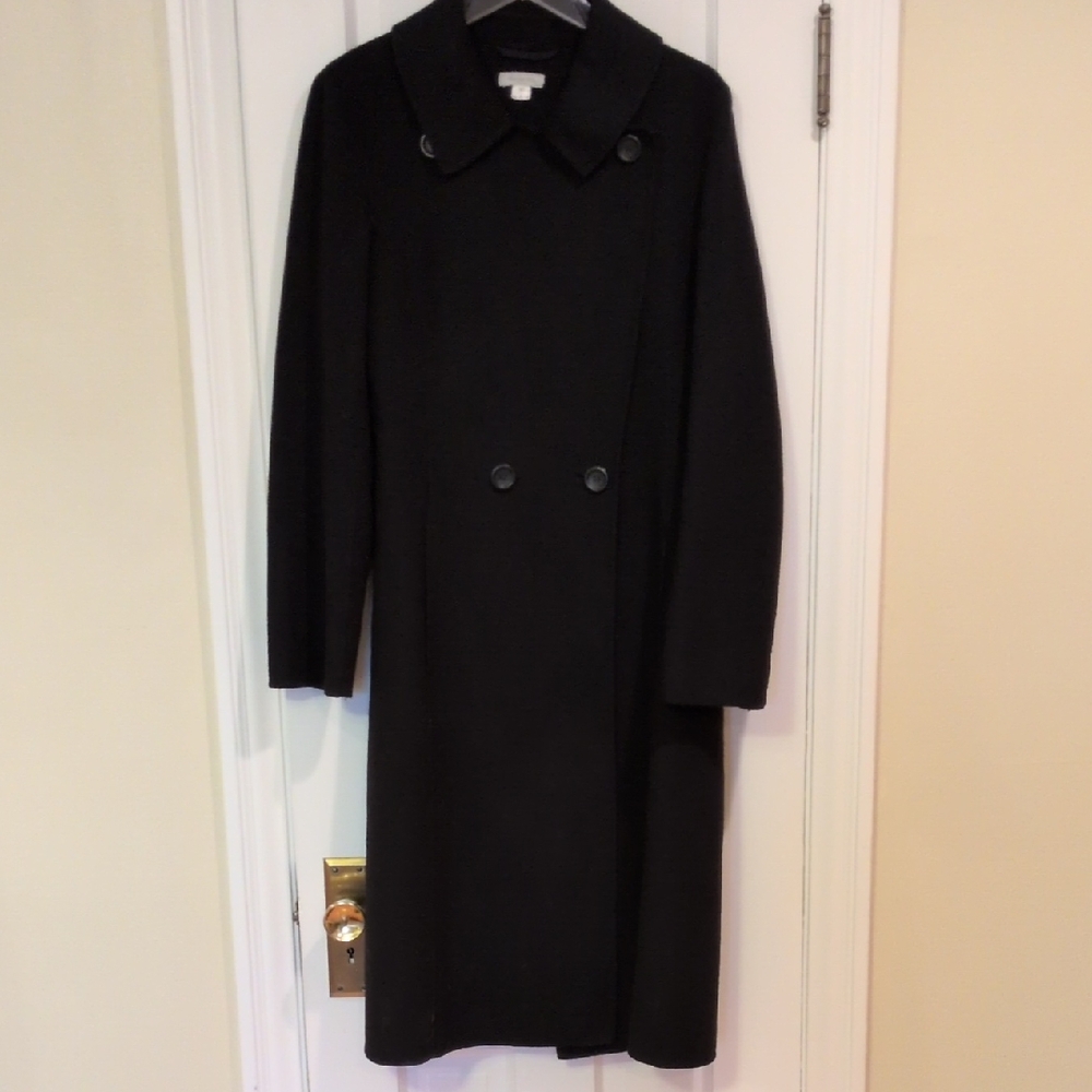 Garnet Hill Elegant Black Coat